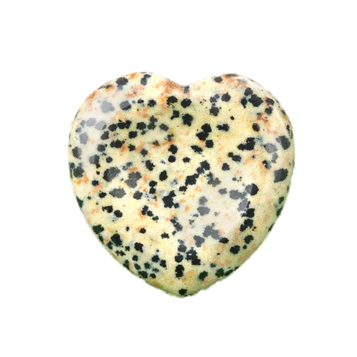 Gemstone Handmade Craved 40MM Love Heart Thumb Worry Stone for Anxiety Stress Relief Meditation