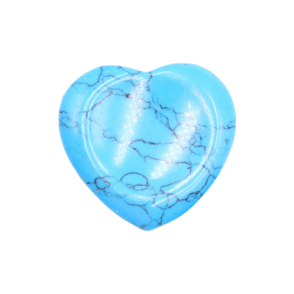 Gemstone Handmade Craved 40MM Love Heart Thumb Worry Stone for Anxiety Stress Relief Meditation