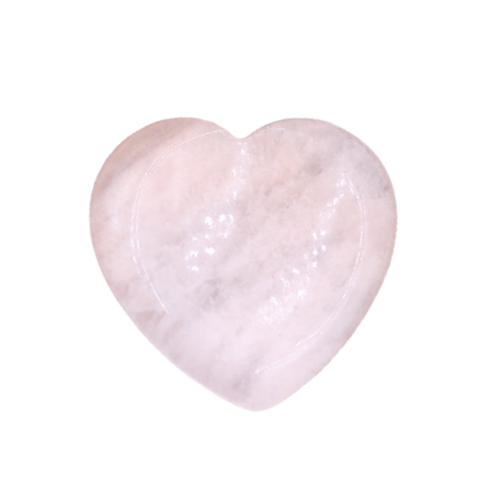 Gemstone Handmade Craved 40MM Love Heart Thumb Worry Stone for Anxiety Stress Relief Meditation