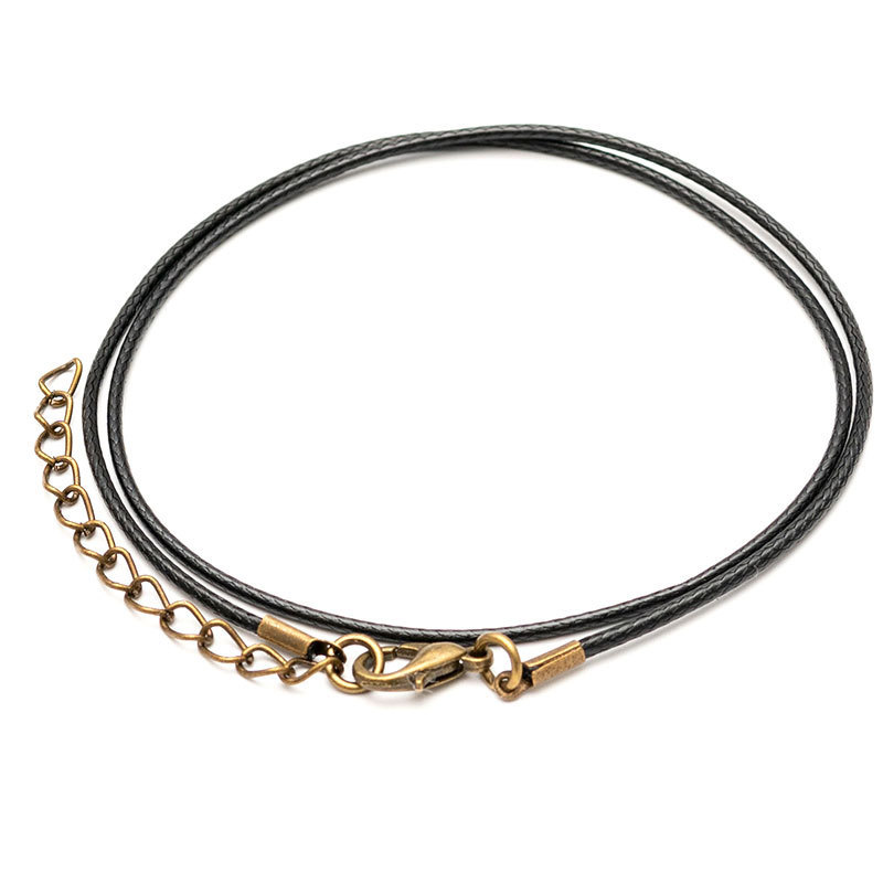 45Cm Leather Rope Necklace Chain 100PCS