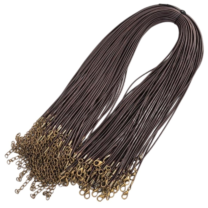 45Cm Leather Rope Necklace Chain 100PCS