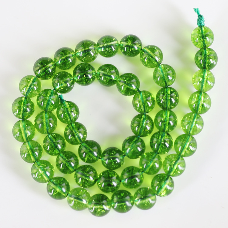 Loose Perdiot Round Beads for DIY Making Jewelry