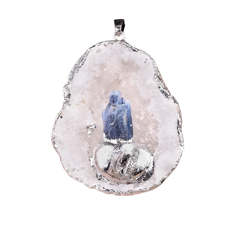 Druzy Crystal Cave Pendant for Making Jewelry