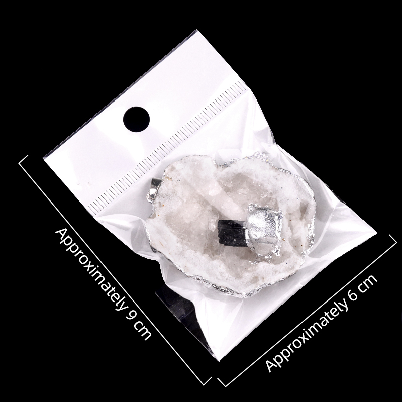 Druzy Crystal Cave Pendant for Making Jewelry