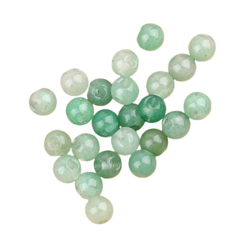 Natural Gemstone 10MM Button Round Beads Drilled 2.0mm Edge-hole 10PCS/BAGS