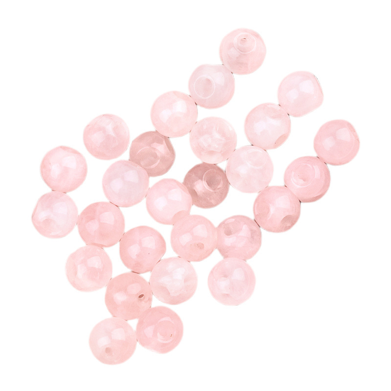 Natural Gemstone 10MM Button Round Beads Drilled 2.0mm Edge-hole 10PCS/BAGS