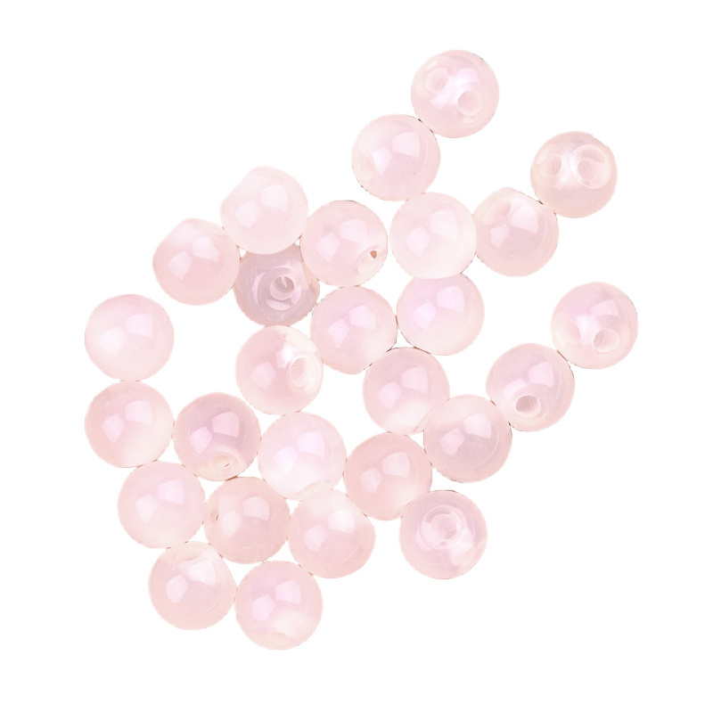 Natural Gemstone 10MM Button Round Beads Drilled 2.0mm Edge-hole 10PCS/BAGS