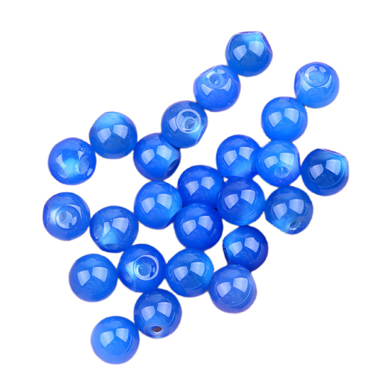 Natural Gemstone 10MM Button Round Beads Drilled 2.0mm Edge-hole 10PCS/BAGS