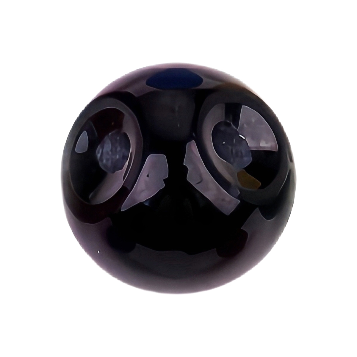 Natural Gemstone 10MM Button Round Beads Drilled 2.0mm Edge-hole 10PCS/BAGS