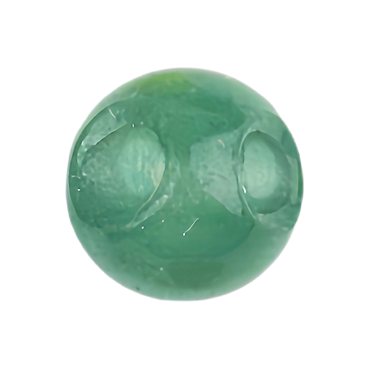Natural Gemstone 10MM Button Round Beads Drilled 2.0mm Edge-hole 10PCS/BAGS