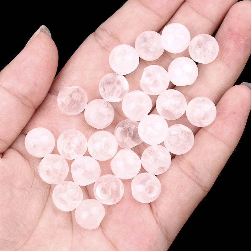Natural Gemstone 10MM Button Round Beads Drilled 2.0mm Edge-hole 10PCS/BAGS