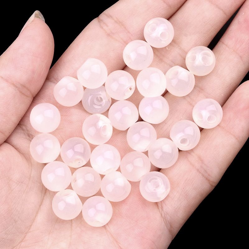 Natural Gemstone 10MM Button Round Beads Drilled 2.0mm Edge-hole 10PCS/BAGS