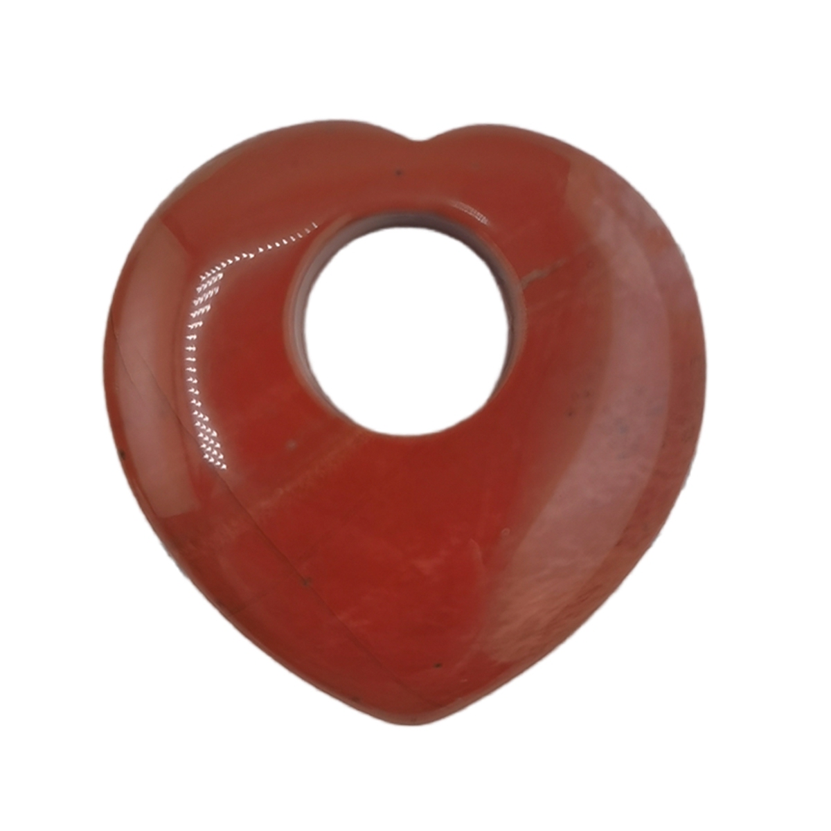 Gemstone 40MM Love Heart Stone Pendant for Making Jewelry