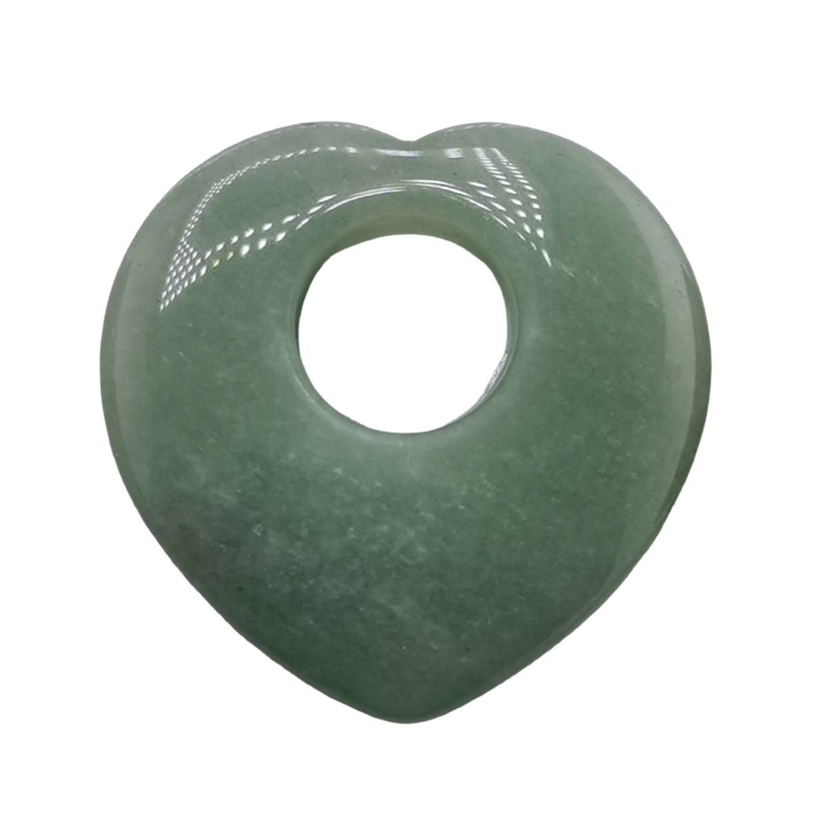 Gemstone 40MM Love Heart Stone Pendant for Making Jewelry