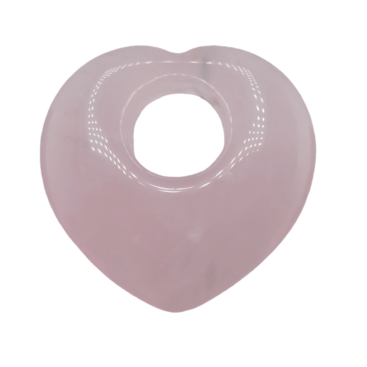Gemstone 40MM Love Heart Stone Pendant for Making Jewelry