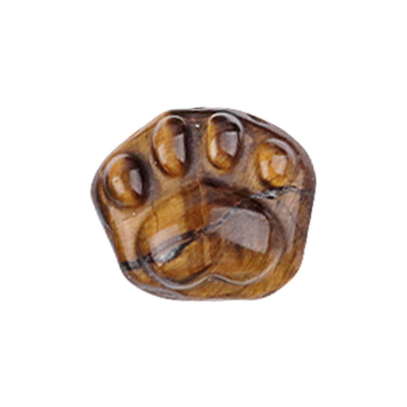 Gemstone 14x16mm Cat Paw & Claw Beads Drilled Side Hole for Making Jewelry