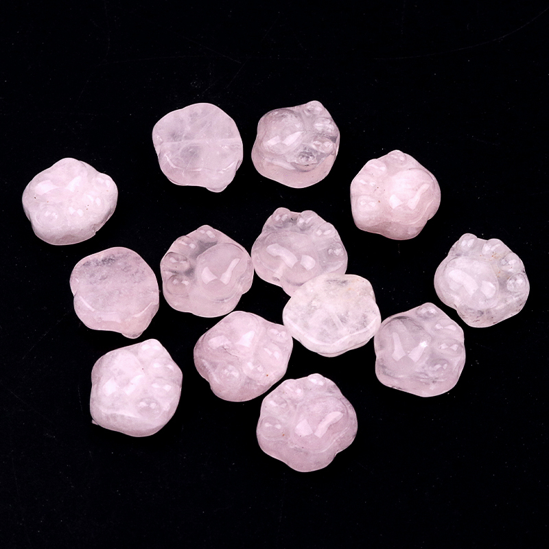 Gemstone 14x16mm Cat Paw & Claw Beads Drilled Side Hole for Making Jewelry