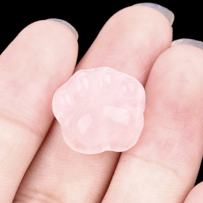 Gemstone 14x16mm Cat Paw & Claw Beads Drilled Side Hole for Making Jewelry