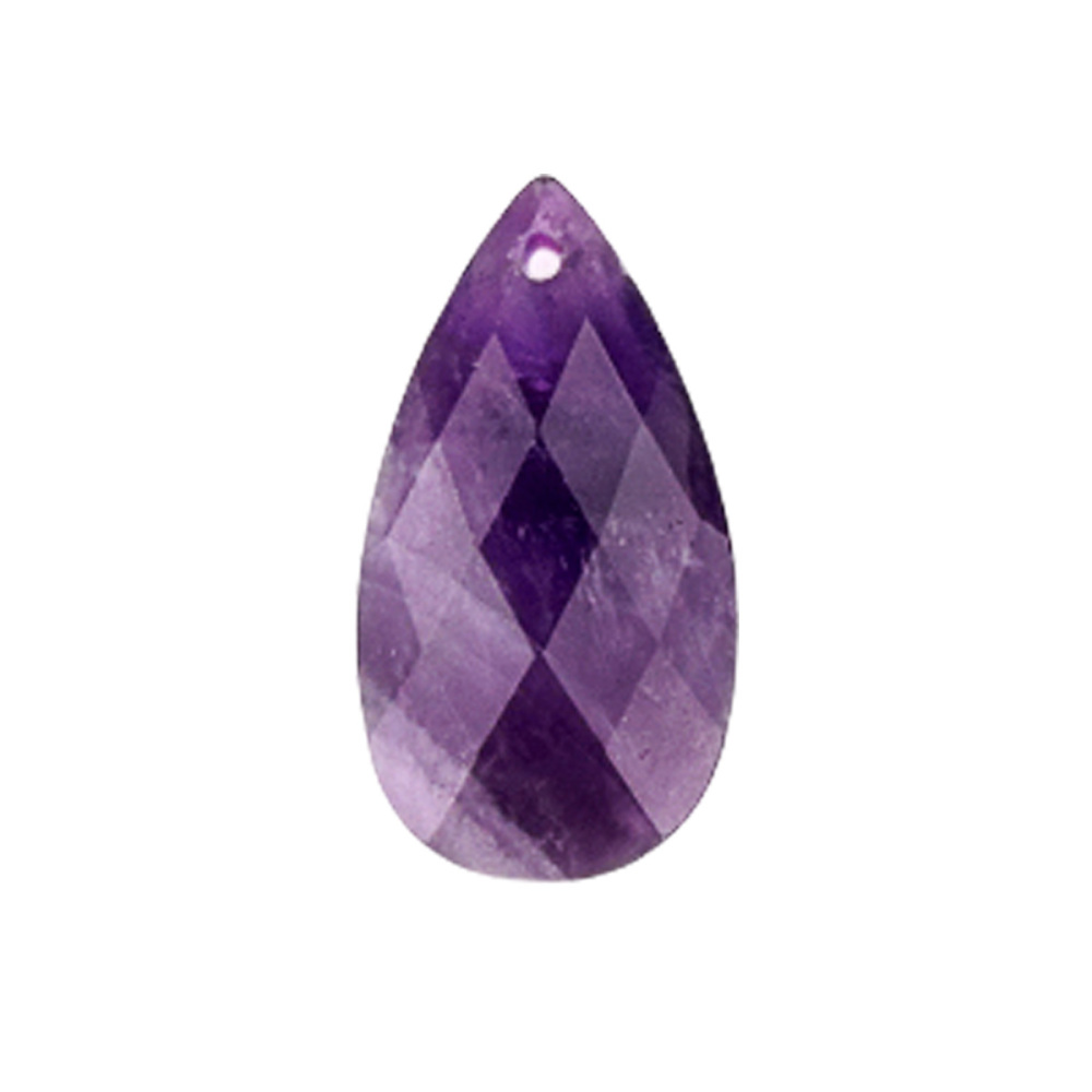 13X25MM Facted Teardrop Gemstone Pendant for DIY Making Jewelry