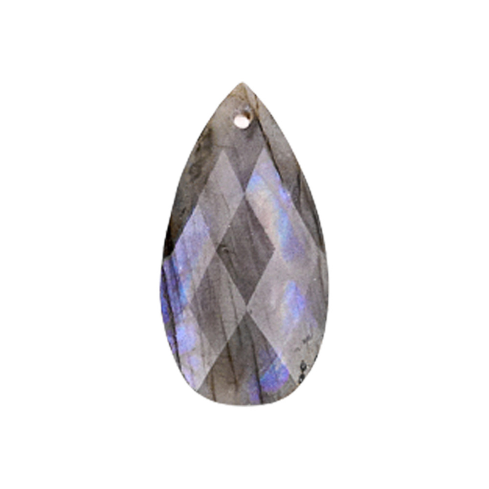 Green Aventurine 13X25MM Facted Teardrop Gemstone Pendant for DIY Making Jewelry