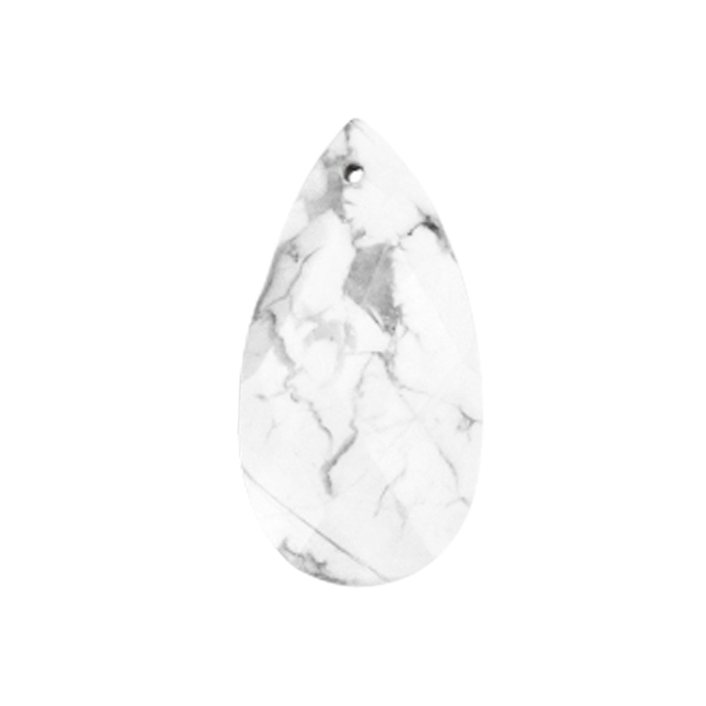 13X25MM Facted Teardrop Gemstone Pendant for DIY Making Jewelry