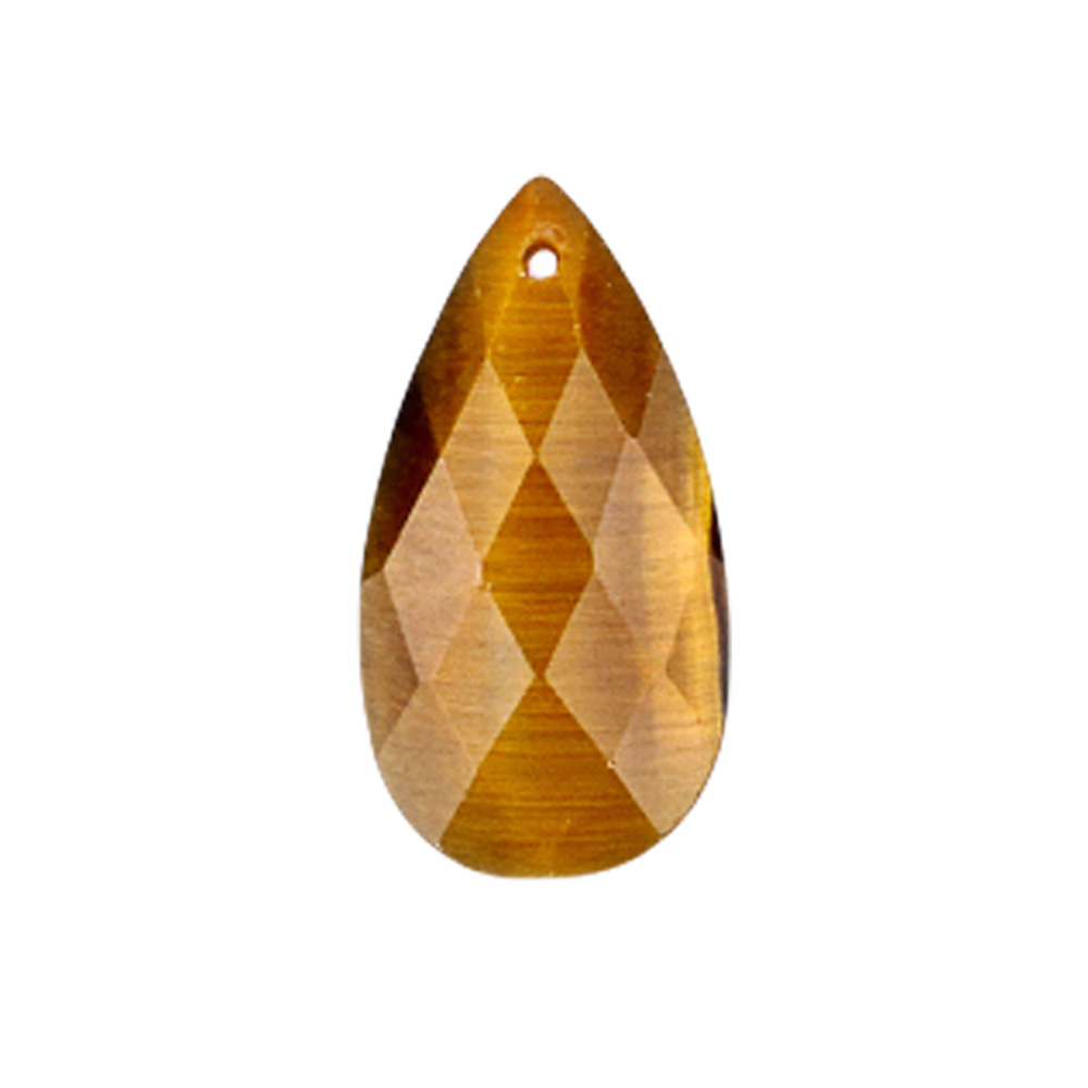 13X25MM Facted Teardrop Gemstone Pendant for DIY Making Jewelry