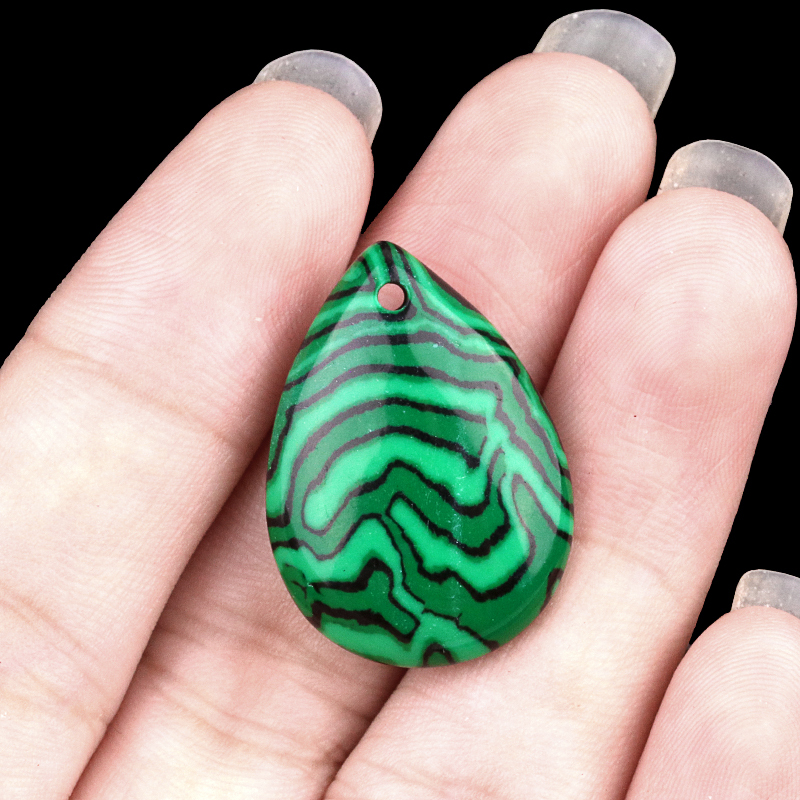 18X25MM Teardrop Gemstone Pendant for DIY Making Jewelry