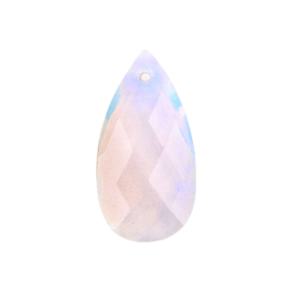 Green Aventurine 13X25MM Facted Teardrop Gemstone Pendant for DIY Making Jewelry