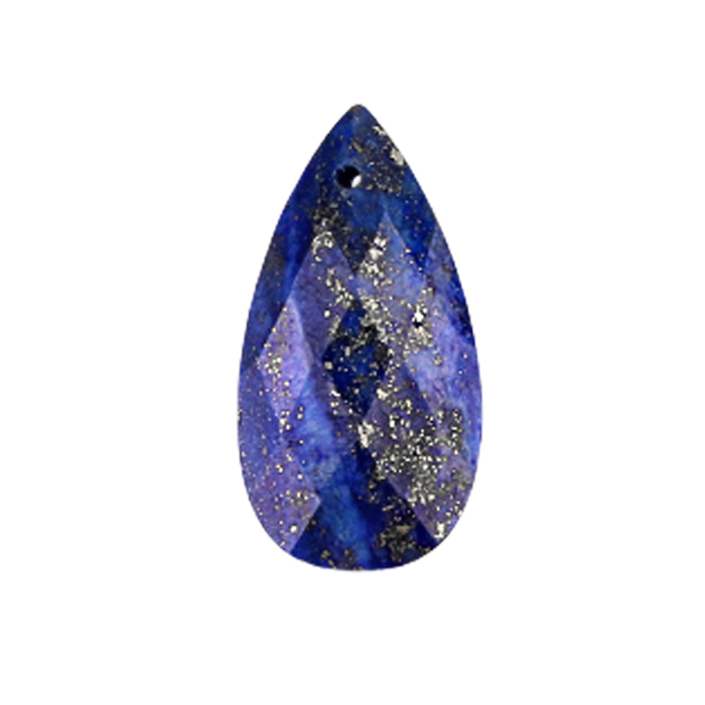 Green Aventurine 13X25MM Facted Teardrop Gemstone Pendant for DIY Making Jewelry