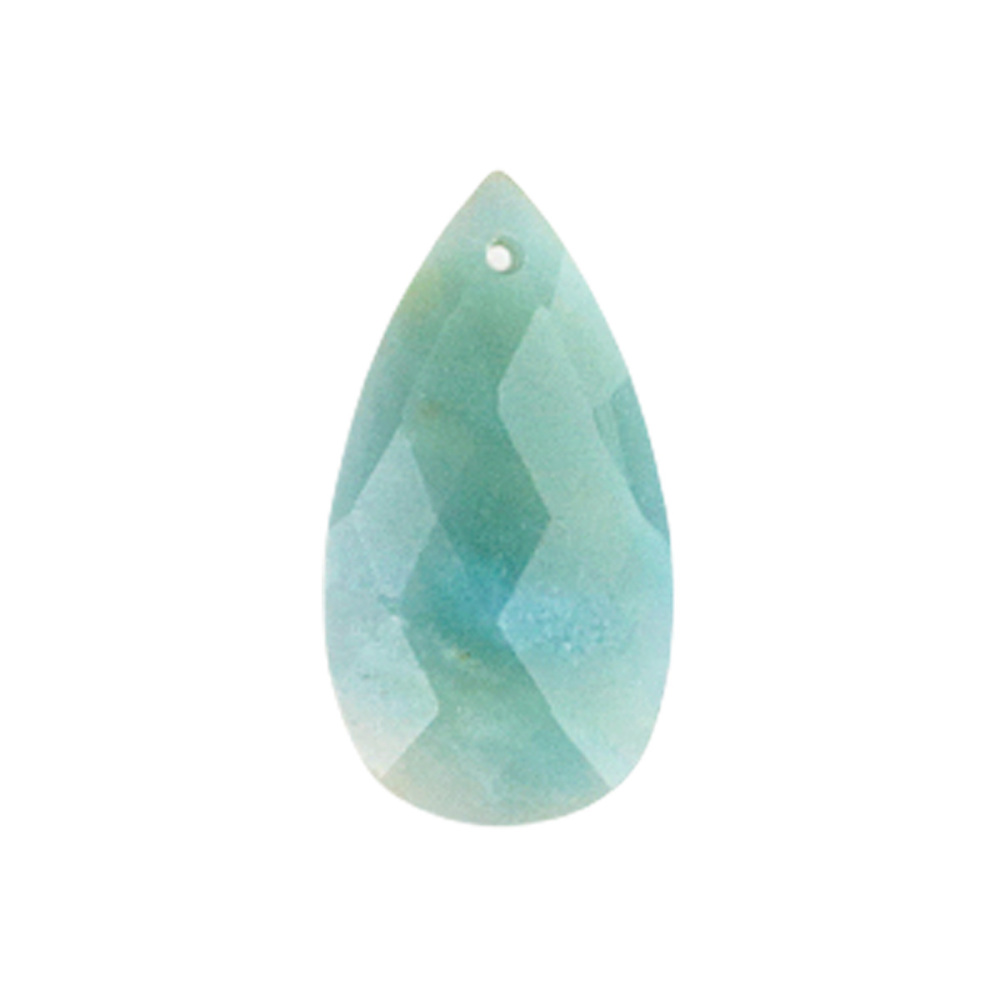 13X25MM Facted Teardrop Gemstone Pendant for DIY Making Jewelry