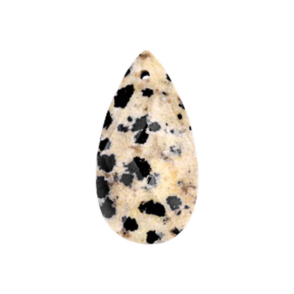 Green Aventurine 13X25MM Facted Teardrop Gemstone Pendant for DIY Making Jewelry
