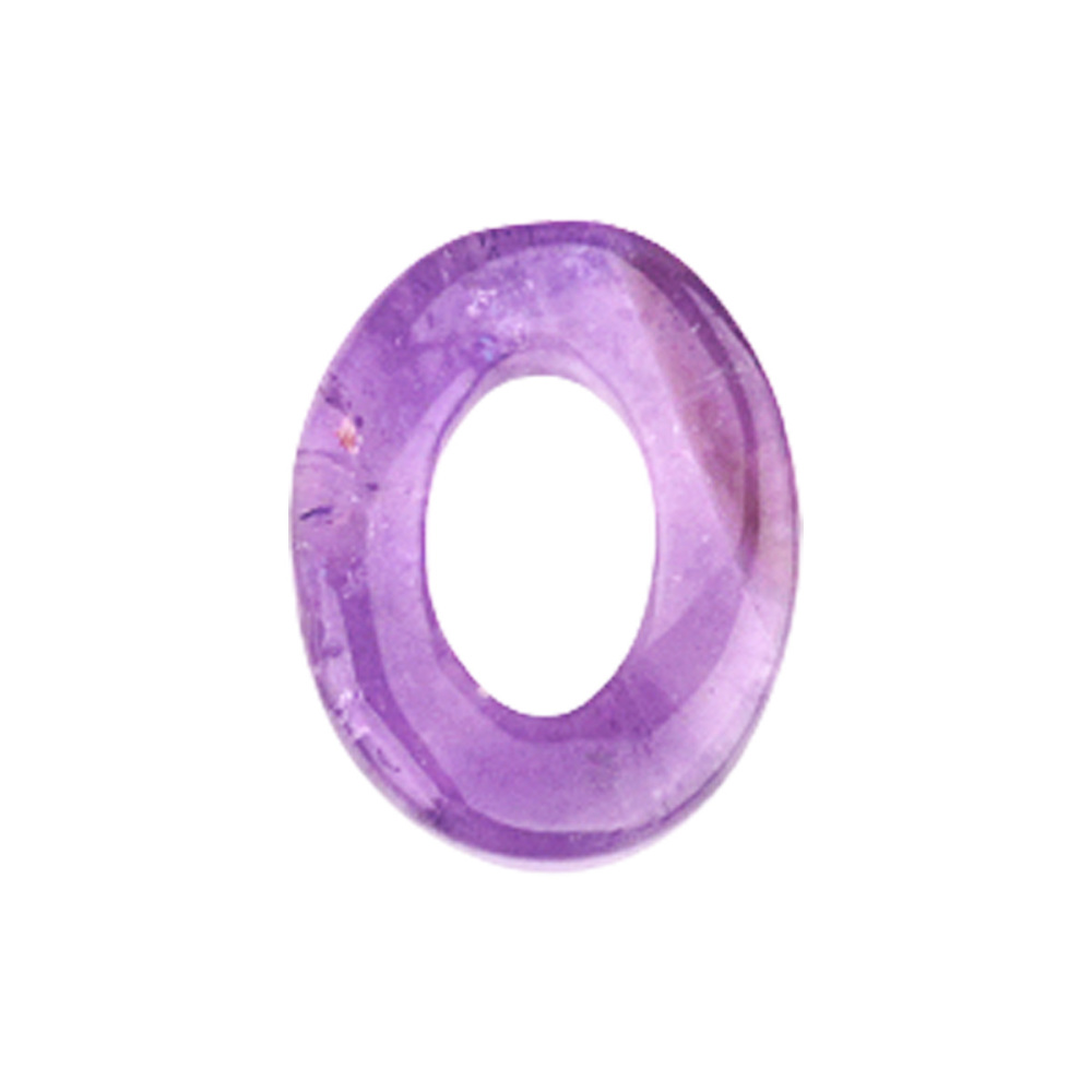 18x23mm Twist QQ Circle &  Hollow Oval Pendant