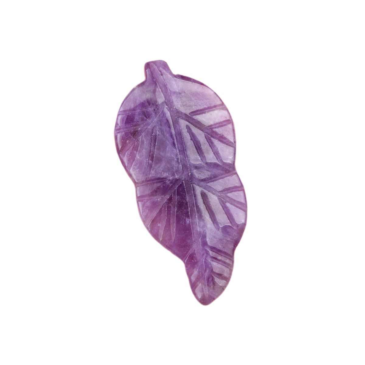 Handmade Craved Gemstone Leaf for Home Decor (Approx 23X47MM)
