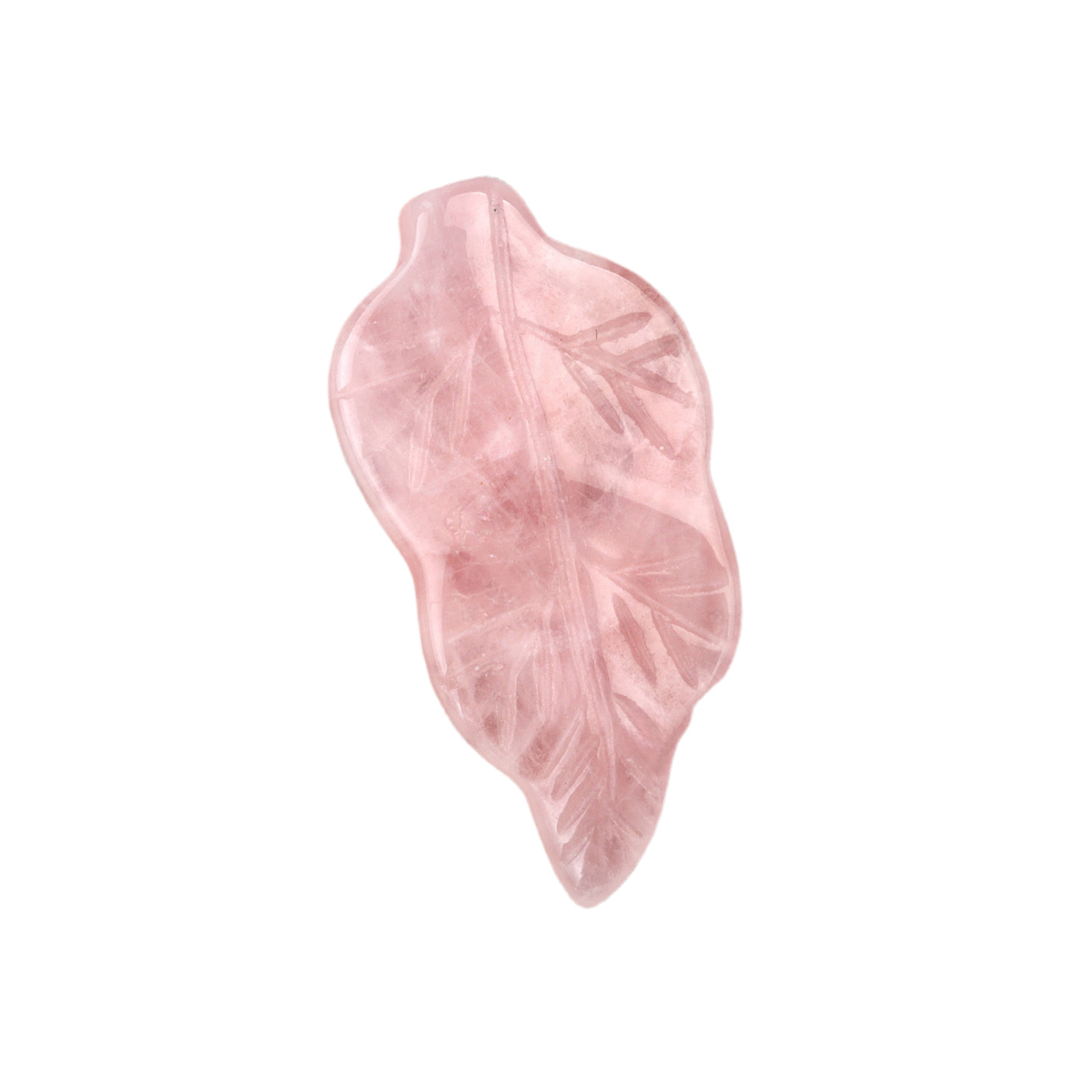 Handmade Craved Gemstone Leaf for Home Decor (Approx 23X47MM)