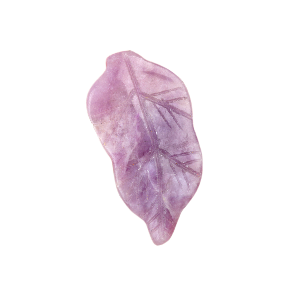 Handmade Craved Gemstone Leaf for Home Decor (Approx 23X47MM)