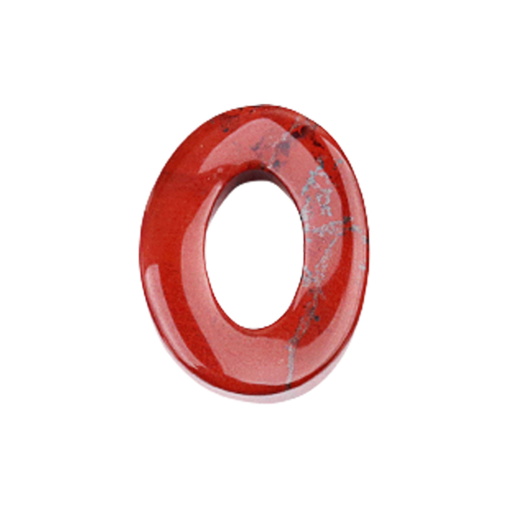 18x23mm Twist QQ Circle &  Hollow Oval Pendant