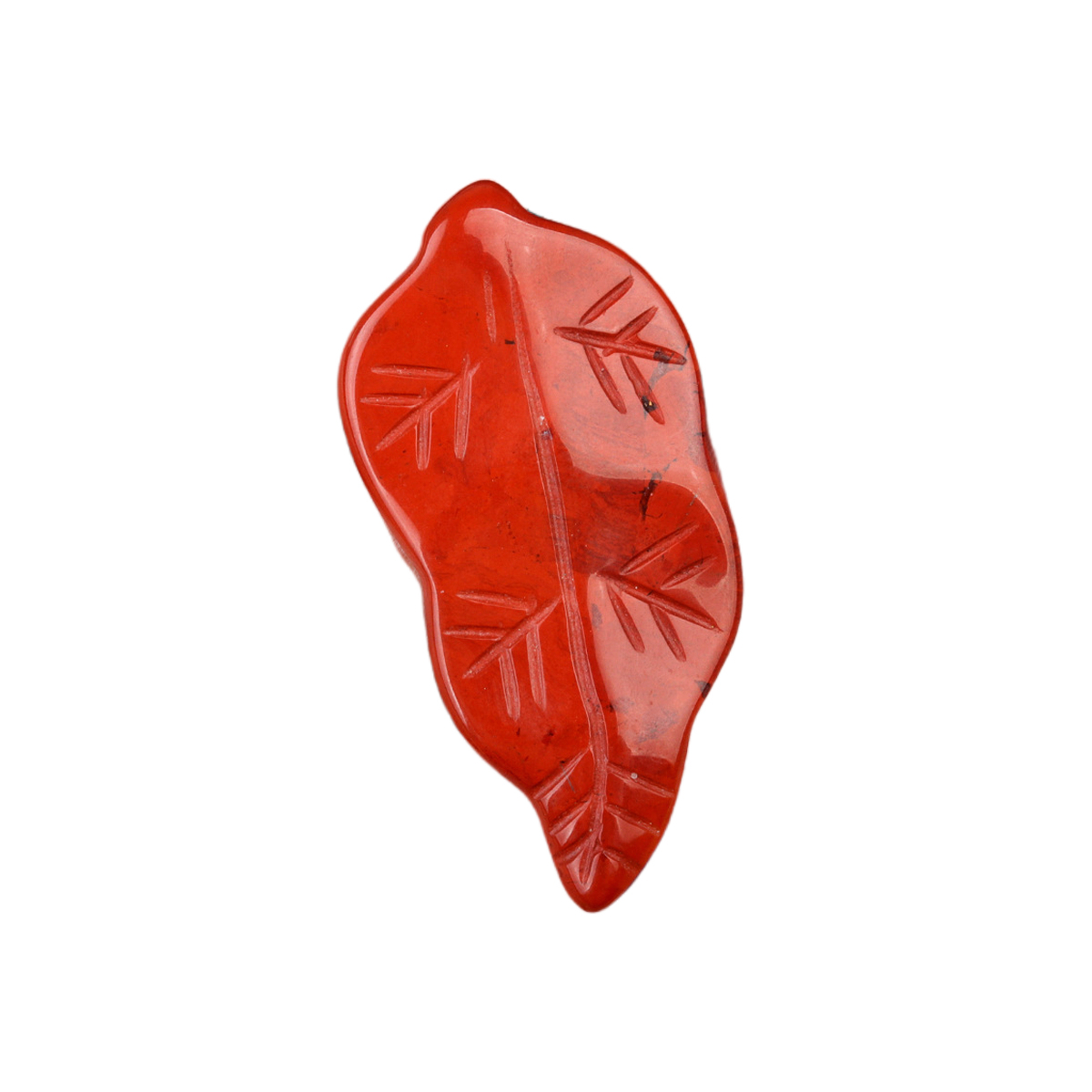 Handmade Craved Gemstone Leaf for Home Decor (Approx 23X47MM)