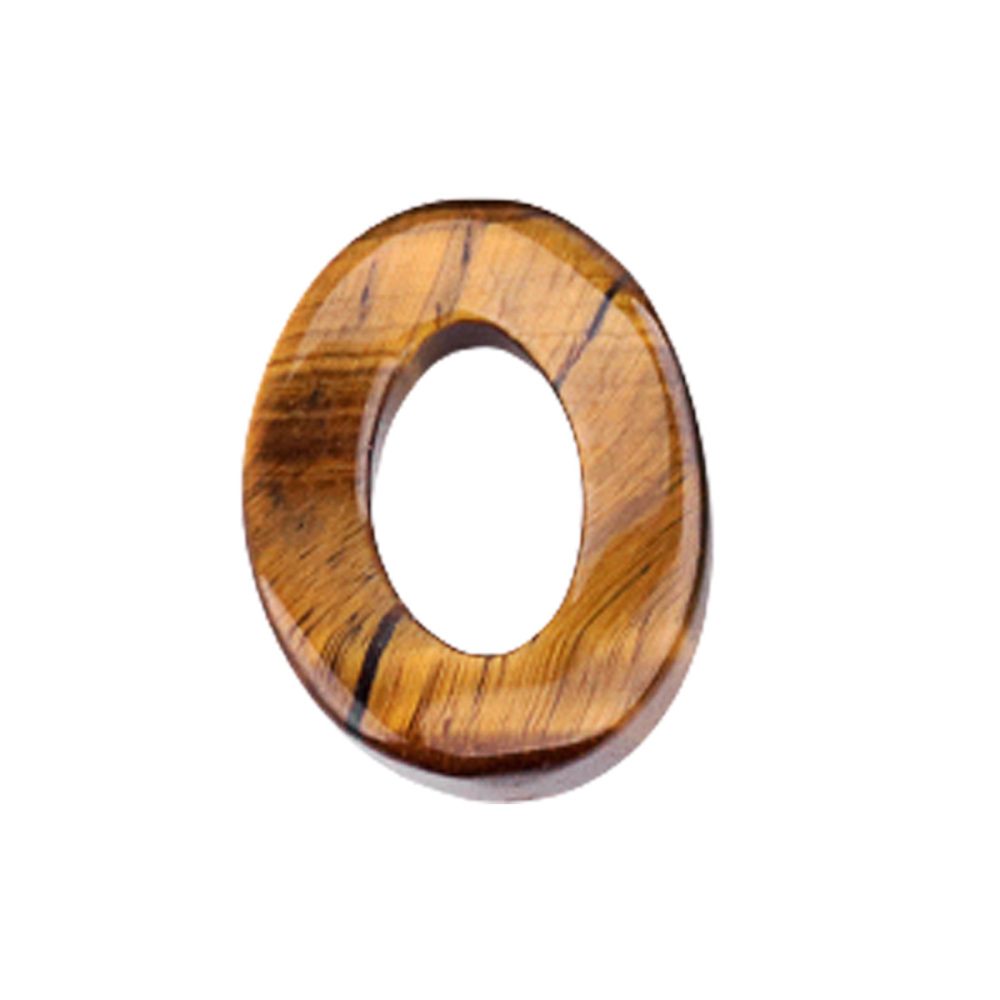 18x23mm Twist QQ Circle &  Hollow Oval Pendant