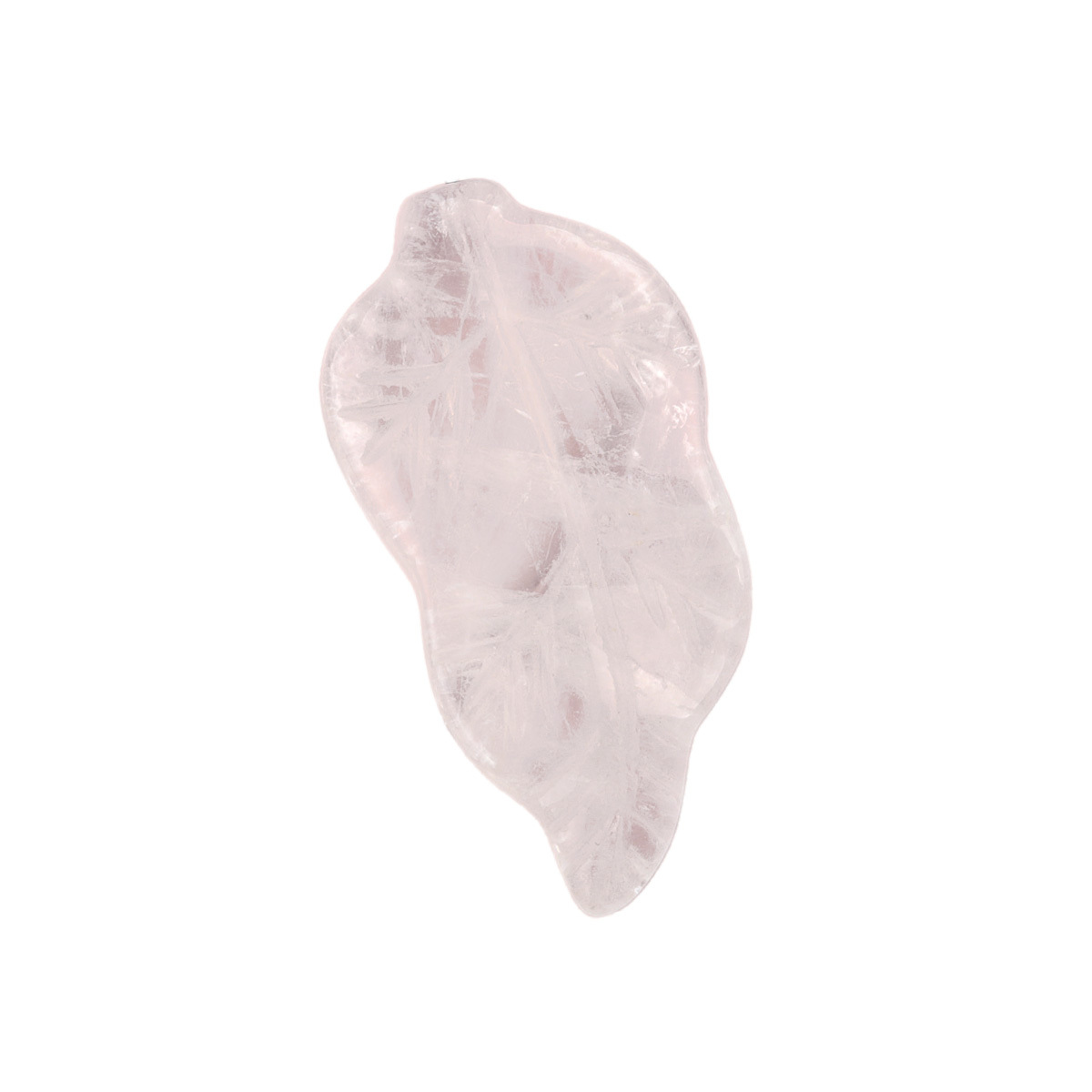 Handmade Craved Gemstone Leaf for Home Decor (Approx 23X47MM)
