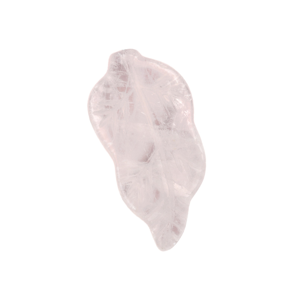 Handmade Craved Gemstone Leaf for Home Decor (Approx 23X47MM)