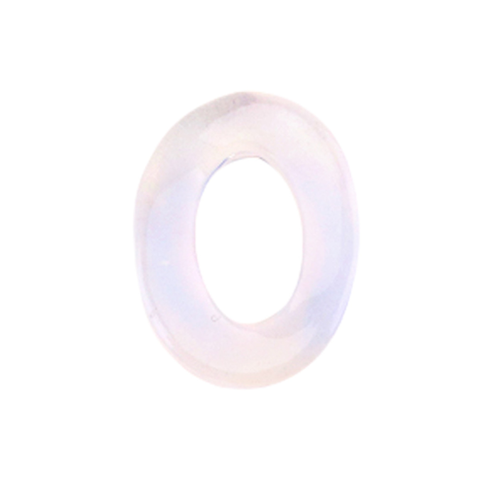 18x23mm Twist QQ Circle &  Hollow Oval Pendant