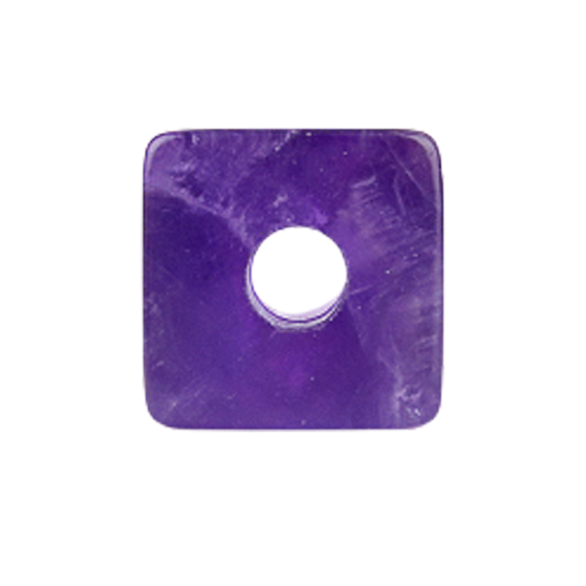 16MM Cube Gemstone Beads Drilled Big Hole 5MM for Making Jewelry