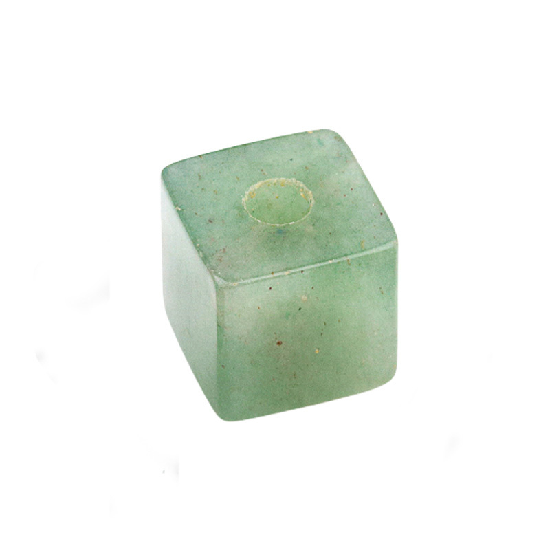 16MM Cube Gemstone Beads Drilled Big Hole 5MM for Making Jewelry