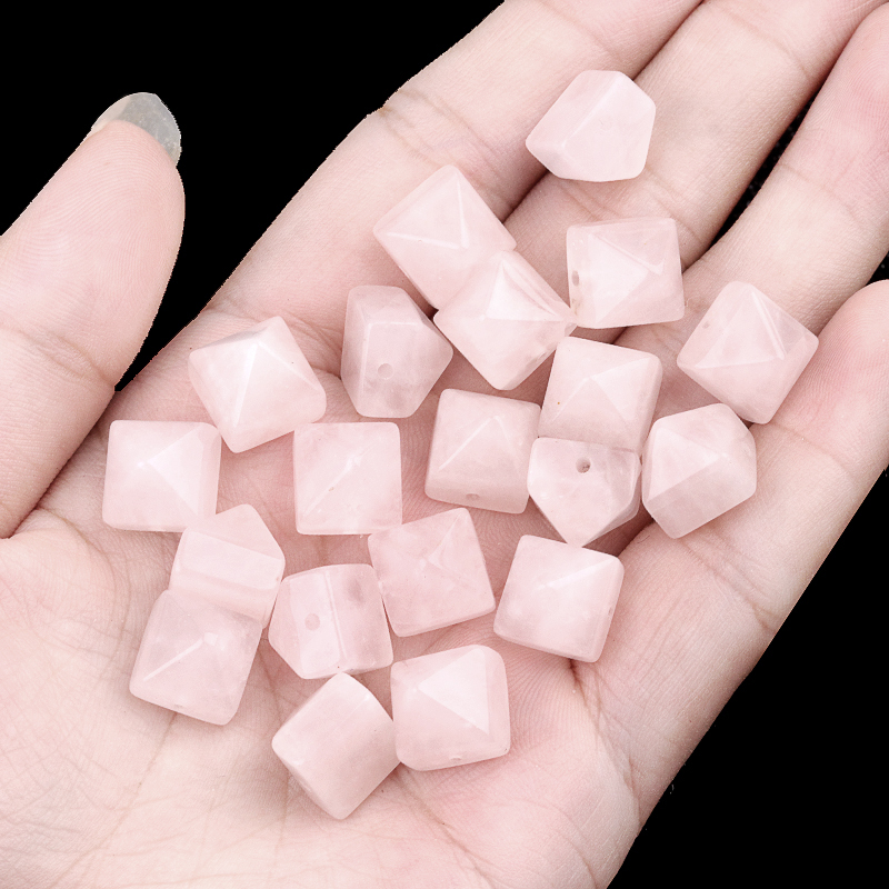 10MM Pyramid Gemstone Beads for Making Jewelry