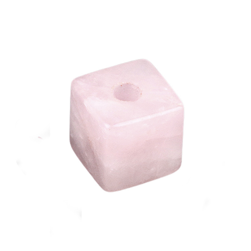 16MM Cube Gemstone Beads Drilled Big Hole 5MM for Making Jewelry