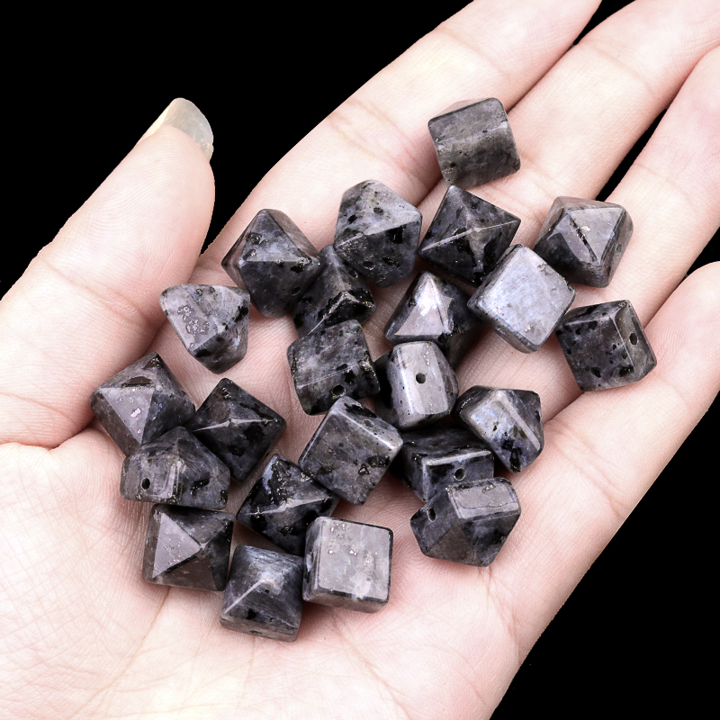 10MM Pyramid Gemstone Beads for Making Jewelry