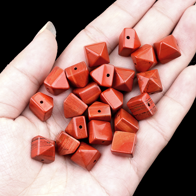 10MM Pyramid Gemstone Beads for Making Jewelry