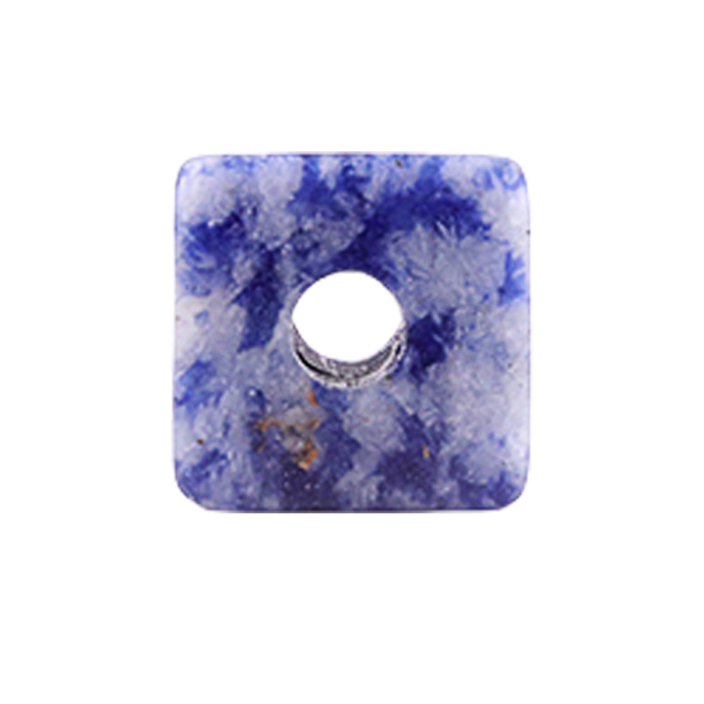 16MM Cube Gemstone Beads Drilled Big Hole 5MM for Making Jewelry