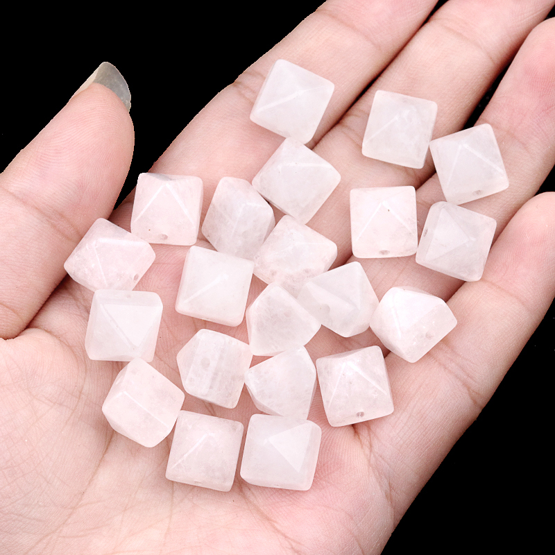 10MM Pyramid Gemstone Beads for Making Jewelry