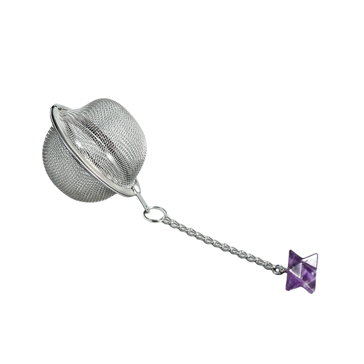 20MM Merkaba Gemstone Pendant Charms Stainless Steel Mesh Tea Ball